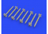 Eduard kit d'amelioration brassin 632154 Roquettes HVAR 1/32