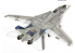Academy maquette avion 12563 USN F-14A VF-143 "Pukin Dogs" 1/72