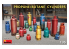Mini Art maquette militaire 35619 Bouteilles de Gaz PROPANE et BUTANE 1/35