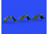 Eduard kit d'amelioration avion brassin 648570 Gun sights P-51D Eduard 1/48