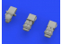 Eduard kit d'amelioration avion brassin 648570 Gun sights P-51D Eduard 1/48