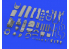Eduard kit d'amelioration avion brassin 648555 Moteur P-51D Eduard 1/48