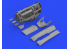 Eduard kit d'amelioration avion brassin 648555 Moteur P-51D Eduard 1/48