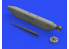 Eduard kit d'amelioration avion brassin 648554 AN/ALQ-99 Pod High Band 1/48