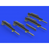 Eduard kit d'amelioration brassin 672240 Missiles R-3R w/ pylons pour MiG-21 Eduard 1/72