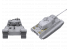 DAS WERK maquette militaire DW35013 PzKpfwg. VI Ausf.B Tiger II 1/35