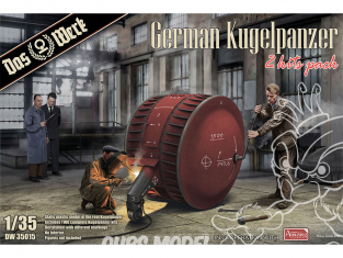 DAS WERK maquette militaire DW35015 German Kugelpanzer (2 Kits Pack) 1/35