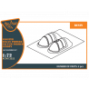 Clear Prop kit d'amelioration avion CPA72023 Gloster E28/39 Pioneer canopy form&eacute; sous vide 1/72