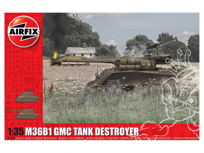 Airfix maquette militaire A1356 M36B1 GMC (U.S. Army) 1/35
