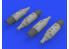 Eduard kit d'amelioration hélicoptère brassin 648574 Lance roquettes UB-32A-24 1/48