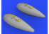 Eduard kit d'amelioration avion brassin 648571 Réservoirs largables 75gal P-51D Eduard 1/48