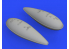 Eduard kit d'amelioration avion brassin 648571 Réservoirs largables 75gal P-51D Eduard 1/48