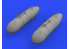 Eduard kit d'amelioration avion brassin 648572 Réservoirs largables 108gal P-51D Eduard 1/48