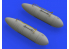 Eduard kit d'amelioration avion brassin 648572 Réservoirs largables 108gal P-51D Eduard 1/48
