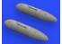 Eduard kit d'amelioration avion brassin 648572 Réservoirs largables 108gal P-51D Eduard 1/48