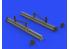 Eduard kit d'amelioration avion brassin 648577 Lance roquettes Bazooka P-51D Eduard 1/48