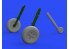 Eduard kit d'amelioration avion brassin 648579 Roues Spitfire Mk.I Eduard 1/48