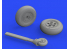 Eduard kit d'amelioration avion brassin 648579 Roues Spitfire Mk.I Eduard 1/48