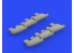 Eduard kit d'amelioration avion brassin 648580 Pipes d'échappement Spitfire Mk.I Eduard 1/48