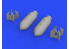 Eduard kit d'amelioration brassin 672244 Bombes US 1000lb 1/72