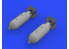 Eduard kit d'amelioration brassin 672244 Bombes US 1000lb 1/72