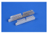 Cmk kit d'amelioration Q48367 Reggiane Re 2005 Echappements pour Special Hobby kits 1/48