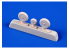 Cmk kit d'amelioration Q72368 Roues Heinkel He 162A pour kits Dragon et autres 1/72