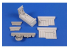 Cmk kit d'amelioration 7427 Tourelle de canon A-20G / H / K / J Havoc / Boston Mk.IV / V pour kit special hobby 1/72