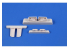 Cmk kit d'amelioration 7444 Baies d'armes à feu Heinkel He 162A Kit Special Hobby 1/72