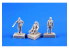 Cmk figurine F72364 Pilote de chasse SMB-2 + deux membres d'équipage au sol (Force aérienne israélienne) 1/72