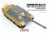 Meng maquette voiture SPS-071 Couverture de coque et canon pour destroyer de char lourd G2 (mode voyage) 1/35