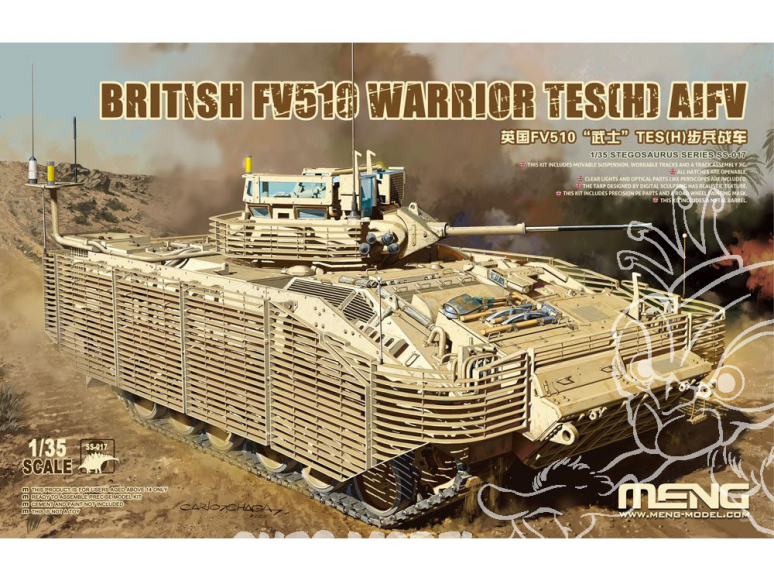 Meng maquette militaire SS-017 FV510 Warrior TES(H) AIFV 1/35