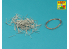 Aber kit d'amelioration 16198 Pz.Kpfw.I Ausf. Broches de liaison dechenille A / B x 200 pcs. 1/16