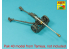 Aber 35L24N Fut de canon German 75mm Barrel for Pak 40 Late model 1/35