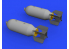 Eduard kit d'amelioration brassin 632158 Armement bombes US 1000lb 1/32