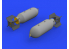 Eduard kit d'amelioration brassin 632158 Armement bombes US 1000lb 1/32