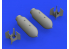 Eduard kit d'amelioration brassin 632158 Armement bombes US 1000lb 1/32