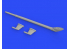 Eduard kit d'amelioration hélicoptère brassin 648585 Tubes pitot Mi-24V/VP Zvezda 1/48