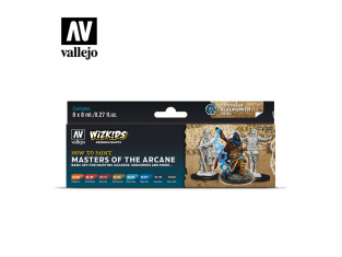Vallejo Set Wizkids 80257 Masters of the Arcane 8x8ml