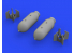 Eduard kit d'amelioration avion brassin 648565 Bombes US 1000lb 1/48