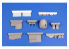 Cmk kit d'amelioration 7448 B-25G Mitchell Kit de conversion de nez de mitrailleuse 75 mm Kit Airfix 1/72