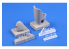 Cmk kit d'amelioration 4399 Kit de conversion F-5A Reconnaissance P-38 Lightning Kit Tamiya 1/72