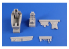 Cmk kit d'amelioration 4404 Cockpit F-104G/S Starfighter et siège éjectable MB.7 pour kit Kinetic 1/48