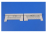 Cmk kit d'amelioration 4389 Ensemble de correction des volets Hawker Hunter F.6 pour kit Airfix 1/48