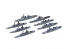 Fujimi maquette bateau 401614 Force d'autodéfense maritime Japonaise 1er groupe de garde 1998 JMSDF 1/3000