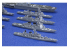 Fujimi maquette bateau 401560 1er groupe de garde de la Force d'autodéfece maritime Japonaise JMSDF 1/3000