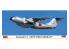 Hasegawa maquette avion 10838 Kawasaki C-1 Première unité de l'équipe d'expérimentation de développement de vol 1/200