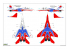 Great Wal Hobby maquette avion S4814 Russian Swifts MiG-29 9-13 "Fullcrum C" Edition limitée 1/48