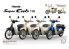 Fujimi maquette moto 141824 Honda Super Cub 110 (blanc classique) 1/12
