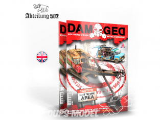 ABTEILUNG502 magazine 736 Damaged Numéro 10 Attention - Zone de travail chaude en Anglais